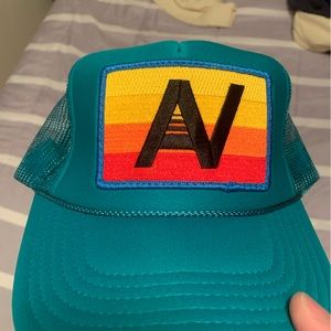 AVIATOR NATION LOGO JADE TRUCKER HAT OS